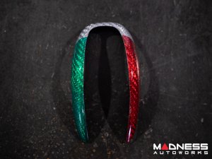 Alfa Romeo Giulia Gear Knob Trim - Carbon Fiber - Pre '20 models - Italian Theme - Feroce Carbon